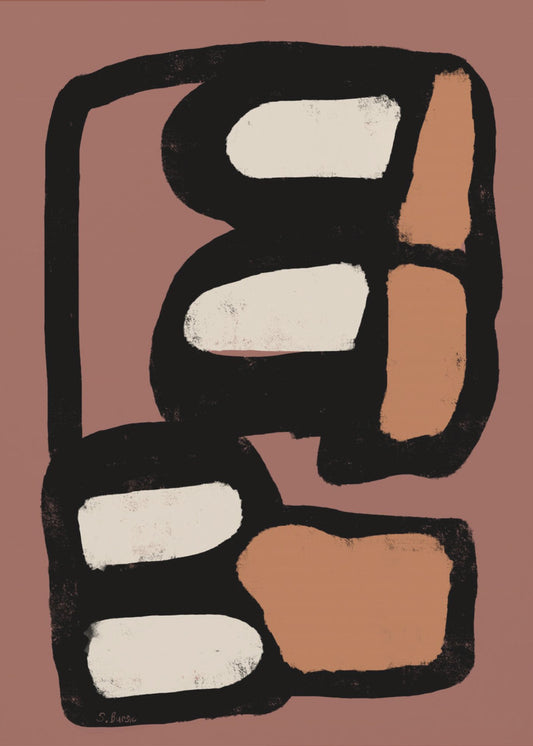 Oval abstract | Canvas