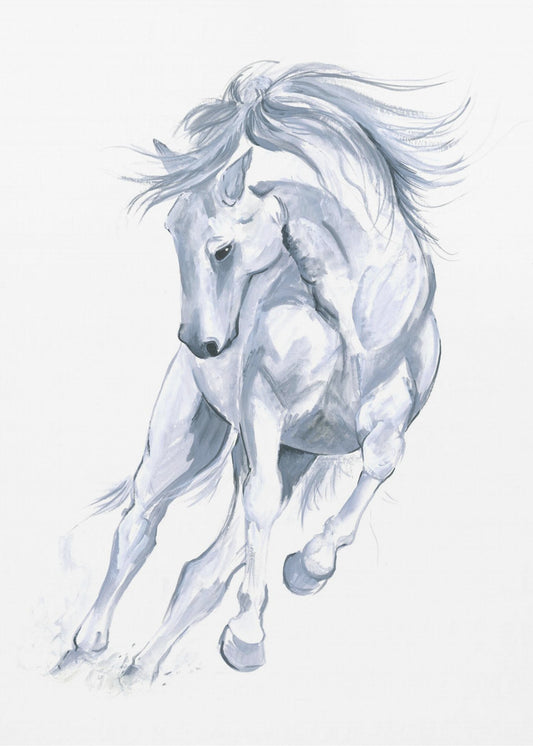 Horse Running Abstract | Poster