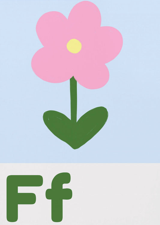 Blumenalphabet | Poster