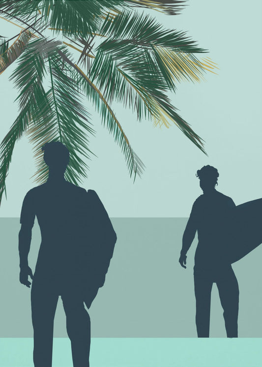 Surf Blue II | Leinwand