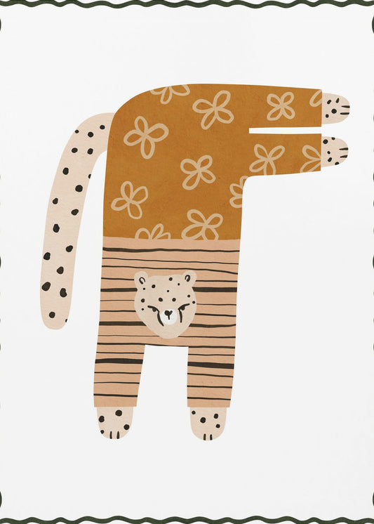 Wunderlicher Gepard | Leinwand