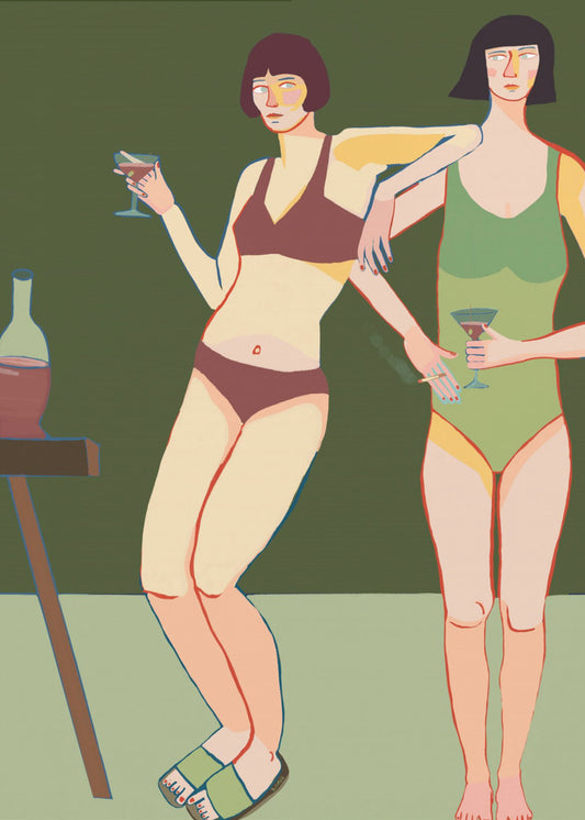 Loungin’ Ladies | Canvas