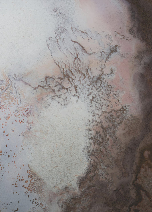 Lake Eyre Upscaled - red earth vibes | Canvas