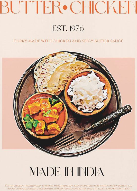 Butter Chicken Delight | Leinwand
