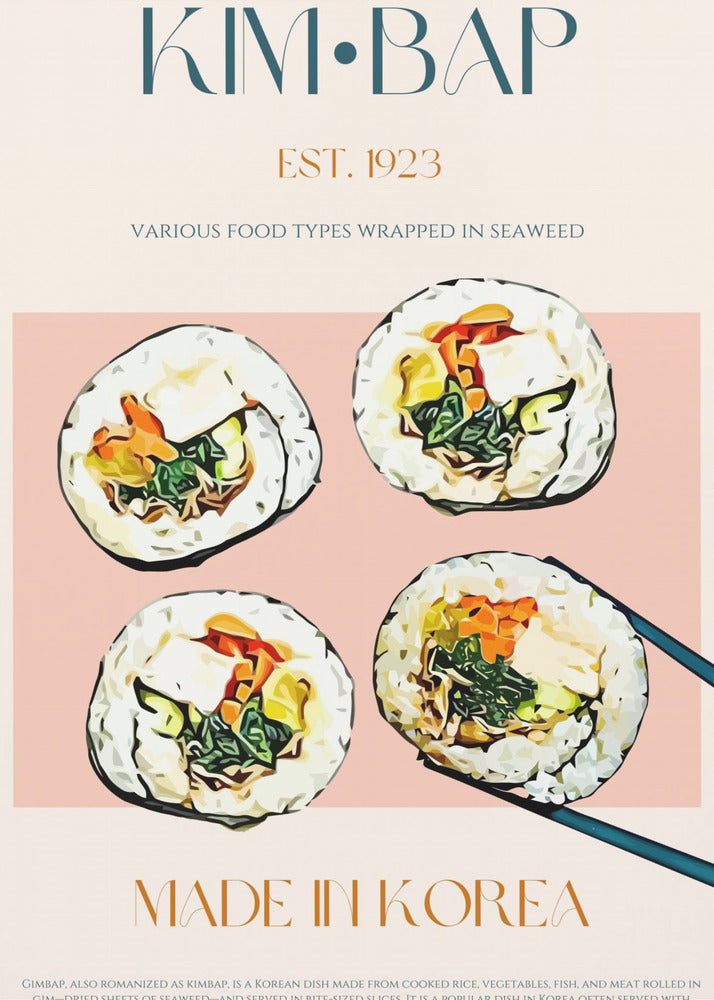 Kimbap Delight | Leinwand