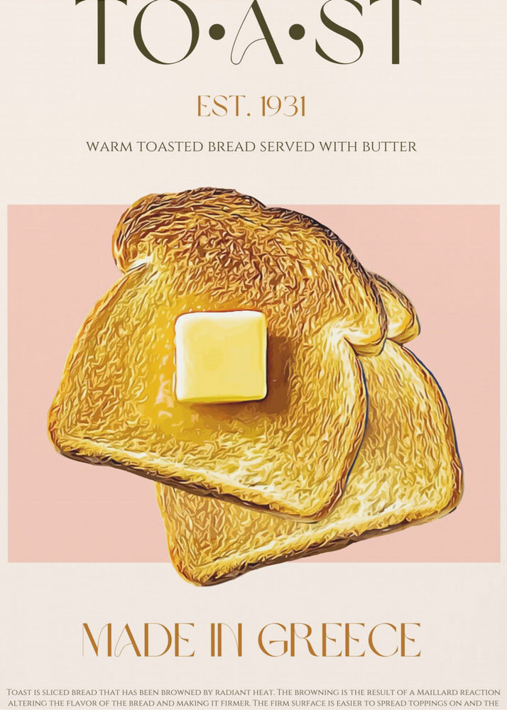 Toast-Druck | Leinwand