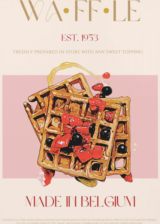 Waffle Print | Canvas