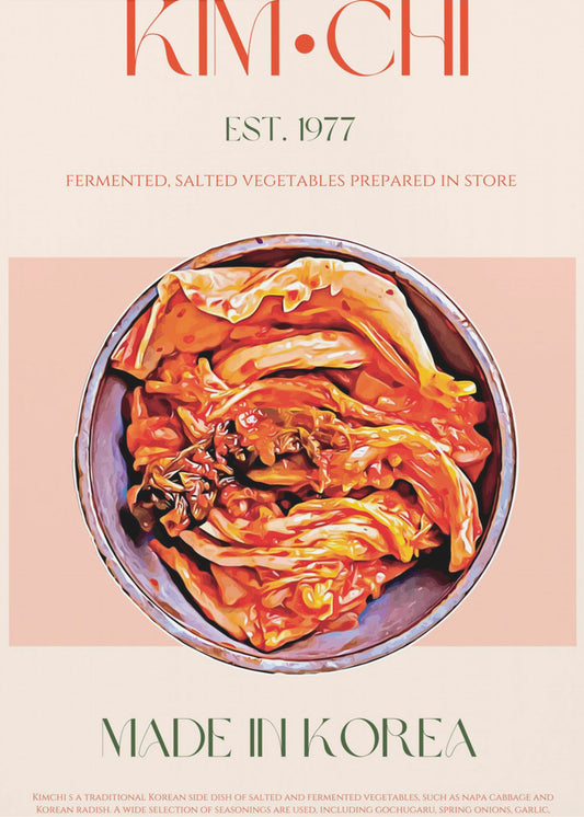 Korean Kimchi Delight | Canvas