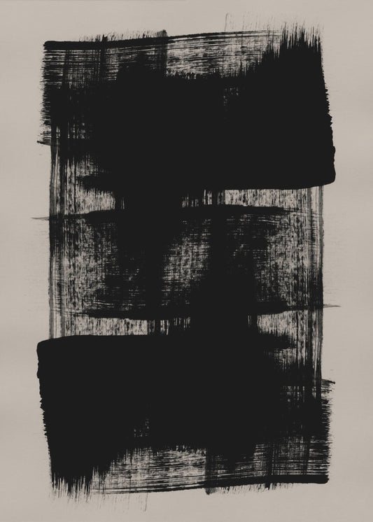 Abstrakte Pinselstriche 180Y | Leinwand