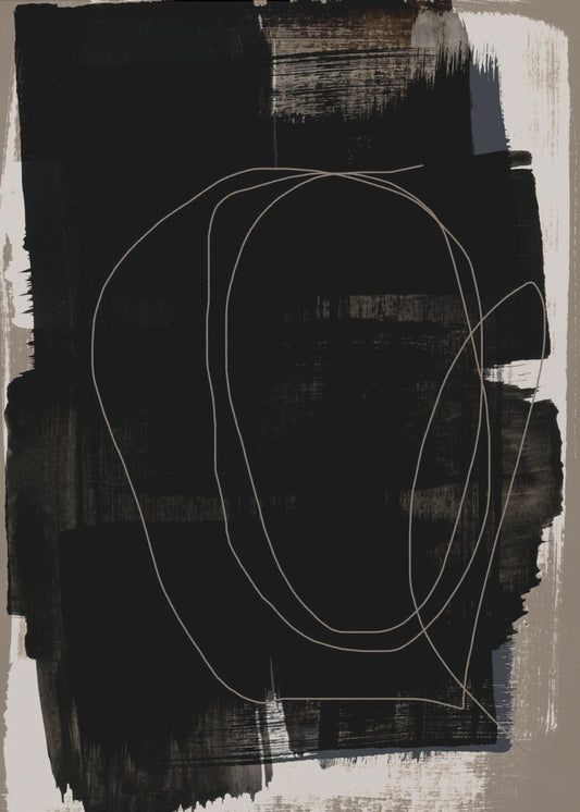 Abstract Brush Strokes 180Z | Poster