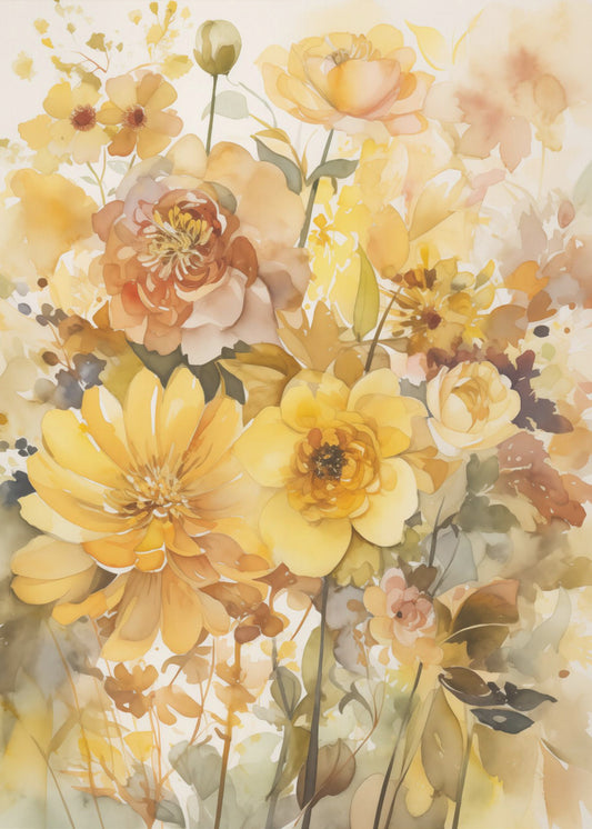 Summer Flowers No 1 | Canvas