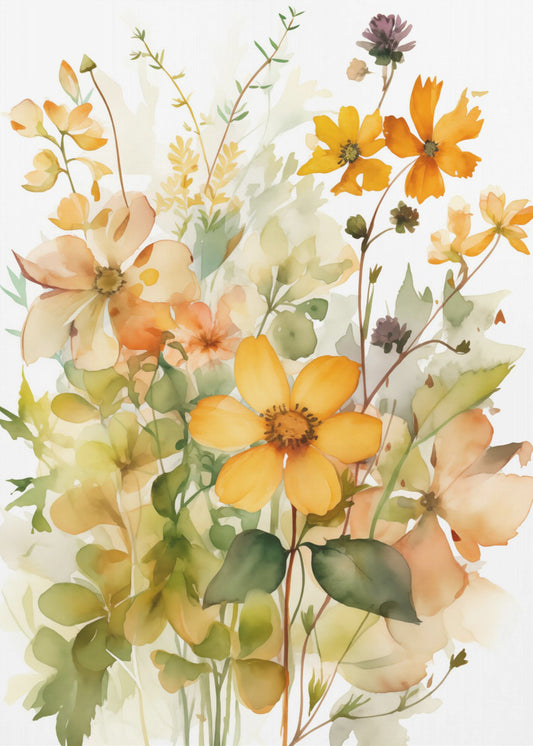 Summer Flowers No 4 | Canvas