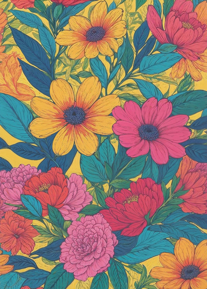 Lebendige Blüte | Leinwand