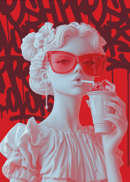 Cherry Sips | Poster