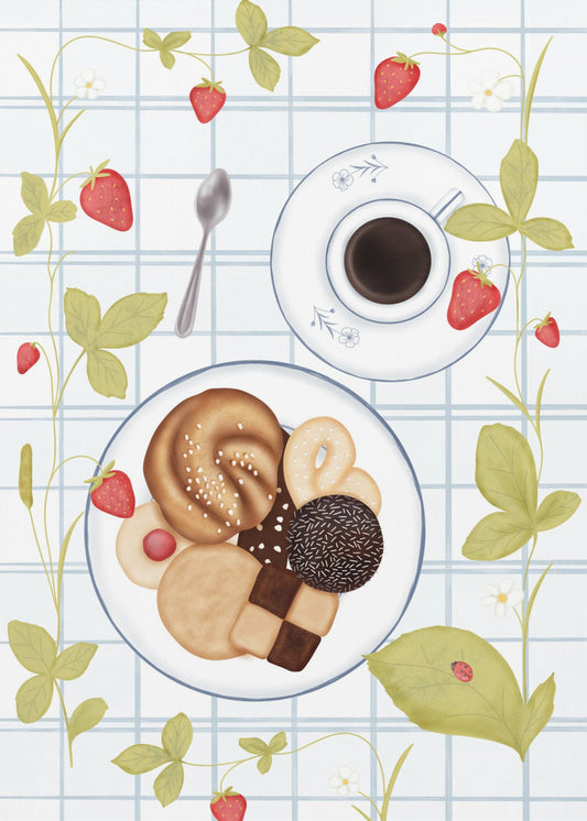 Fika in Schweden | Leinwand