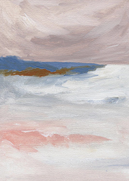 Soft Pastel Tones And Textured Brushstrokes | Canvas