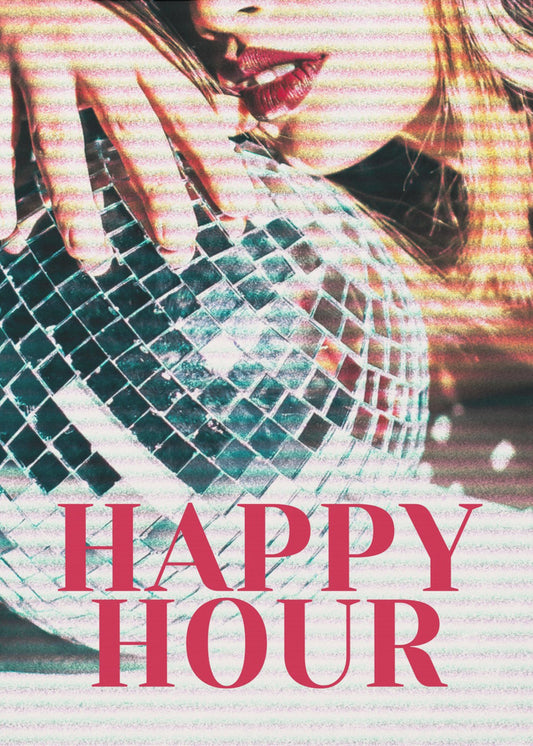 Woman with a Disco Ball | Canvas