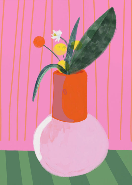 Vibrant Vase Display | Canvas