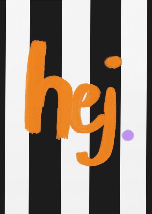 Fettgedruckte Grußstreifen | Poster