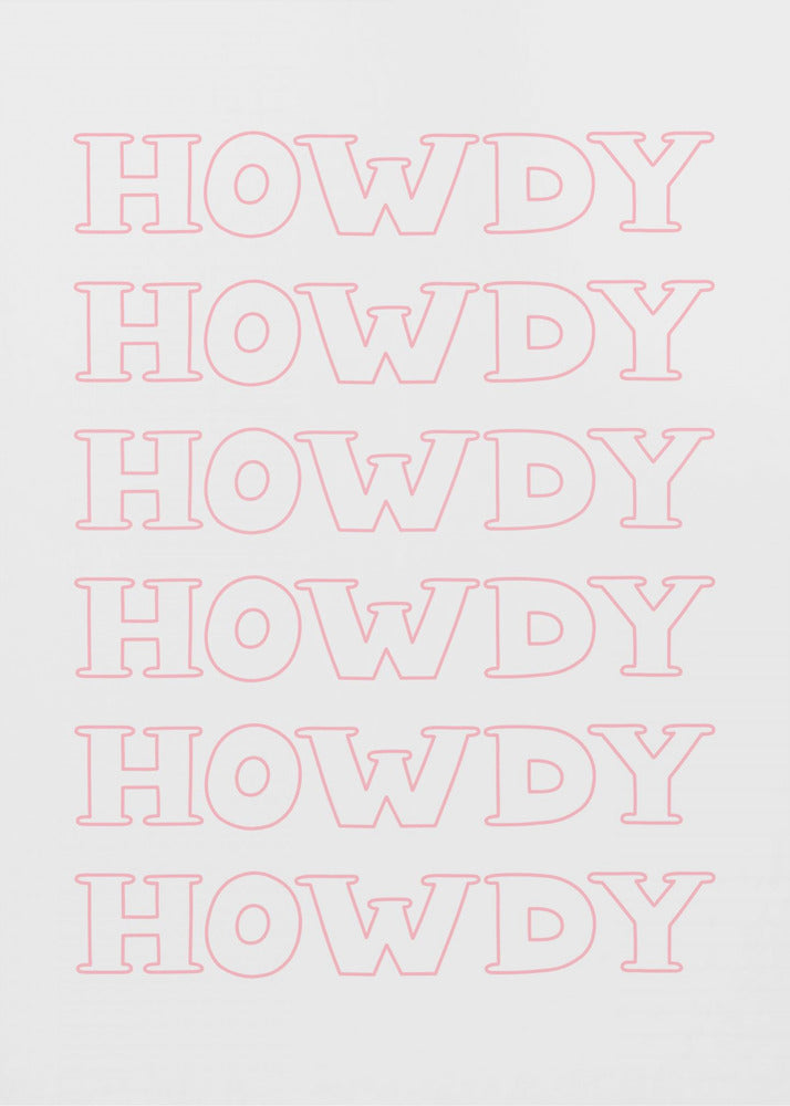 Pink Howdy | Poster