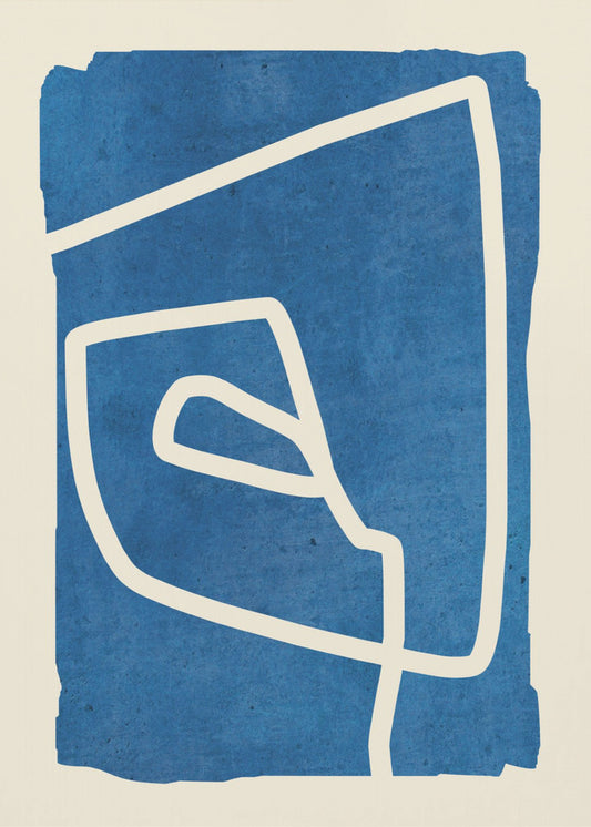 Blue Spiral Dance | Poster