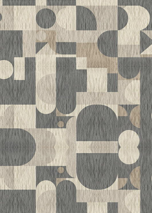 Geometrisches Muster mit verschiedenen Formen | Leinwand