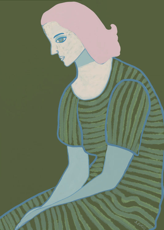Sitzende Dame | Poster