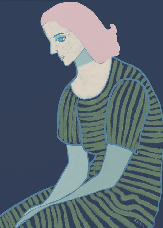 Sitzende Dame | Poster