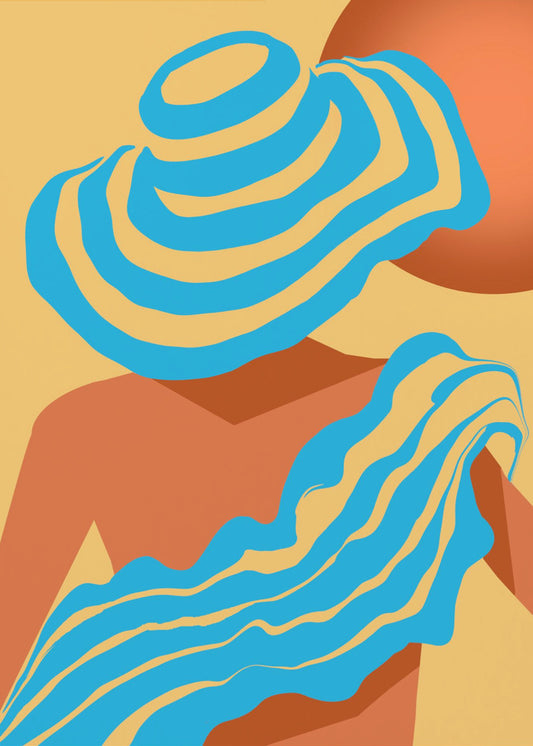 Sunlit Wavesstripe | Canvas