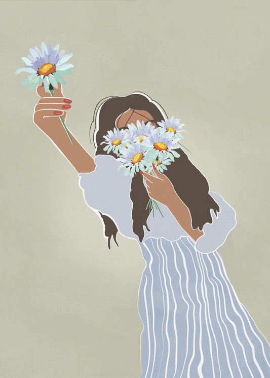 A Bouquet of Daisies | Canvas