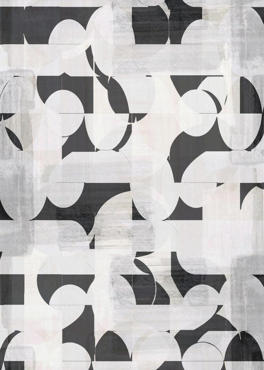Geometrische Formen und monochrome Töne | Leinwand