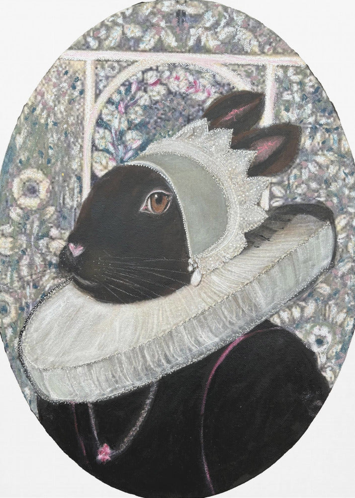 Regal Rabbit Portrait | Poster