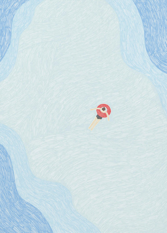 Ruhiger Pool-Drift | Poster