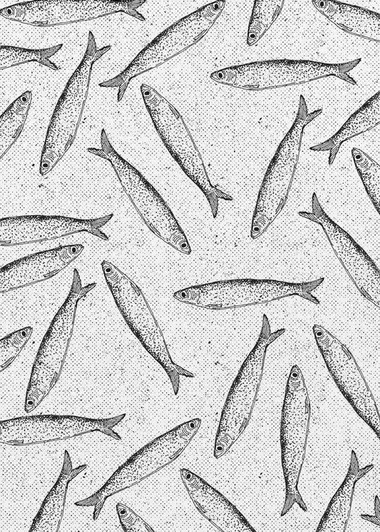 Sardine Fish Pattern | Canvas