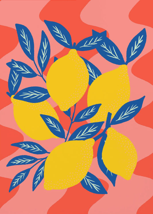 Lively Lemon Burst | Poster