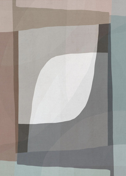 Geometric Shapes and Muted Earth Tones | Canvas