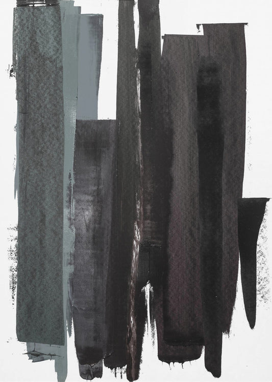 Stark Vertical Flow | Leinwand