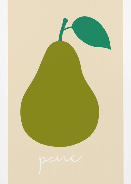 La Poire (Dunkelgrün) | Poster