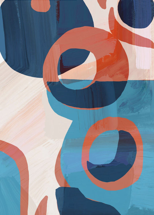 Geometric Shapes And Vibrant Colors | Canvas