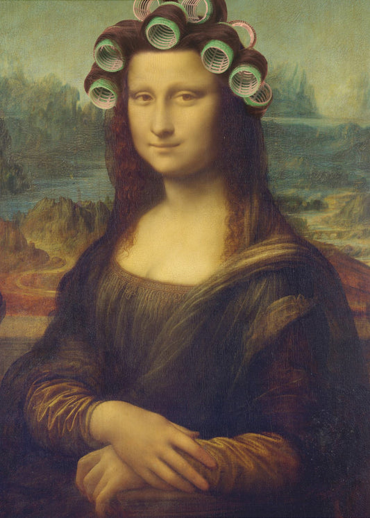 Mona Lisa – die Curly Girly Edition | Leinwand