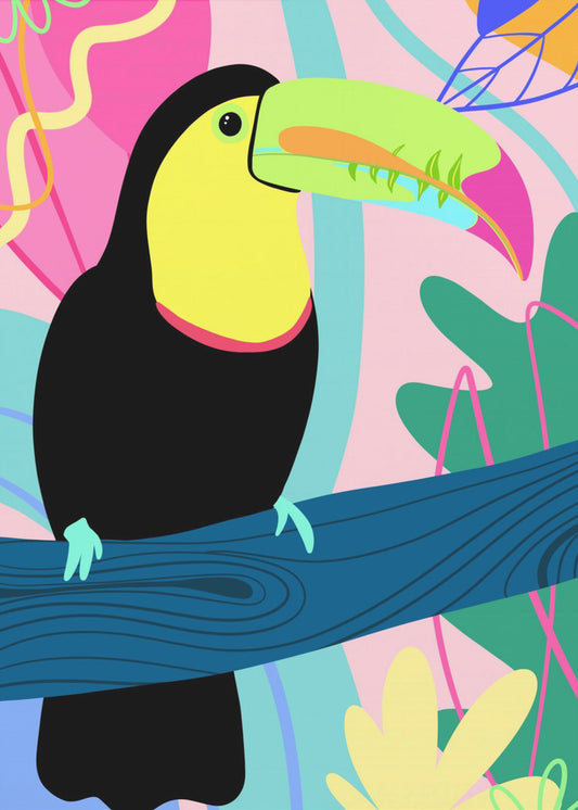 Colorful Toucan | Canvas