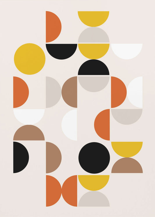 Mid-Century Muster | Leinwand