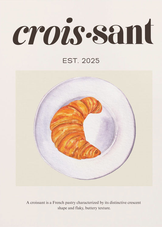 Croissant | Leinwand