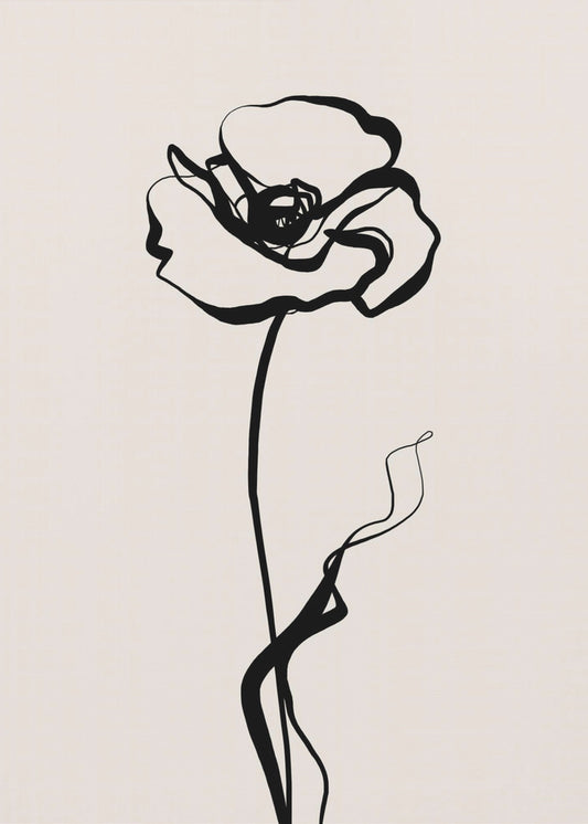Mohnblume 2 | Leinwand