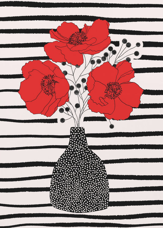 Drei Mohnblumen | Poster