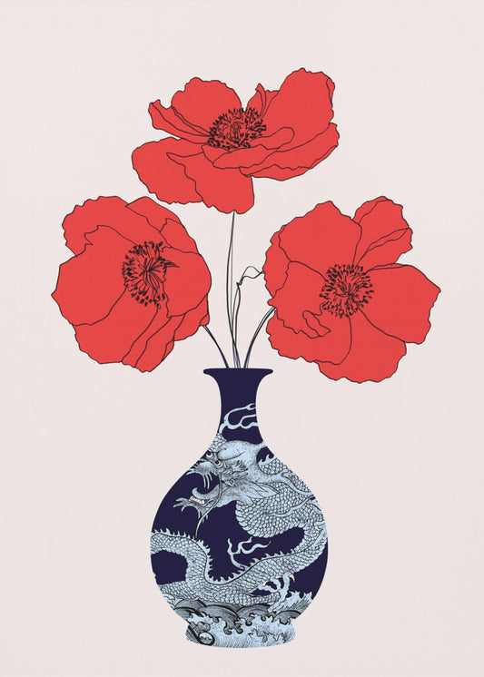 Drei Mohnblumen | Poster