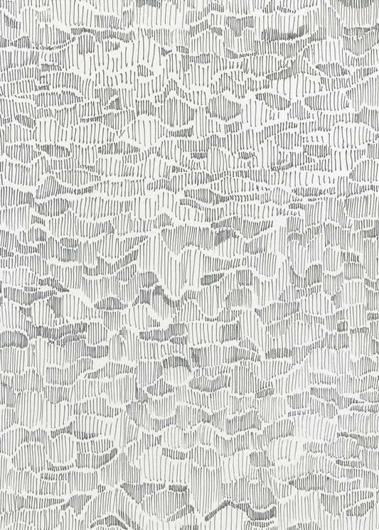 Reflexionen auf Wasser Doodle | Leinwand