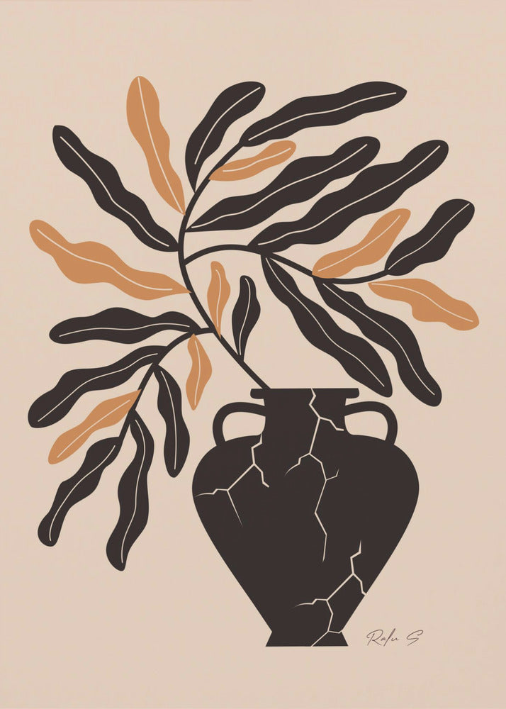 Gentle Life In A Broken Vase | Canvas