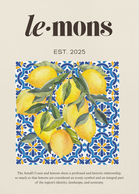 Zitronen Beige | Poster