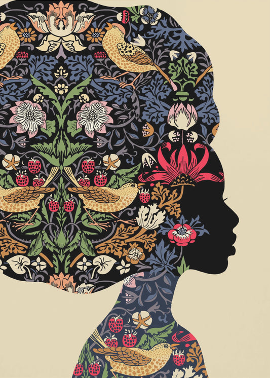 Afro-Frau | Poster